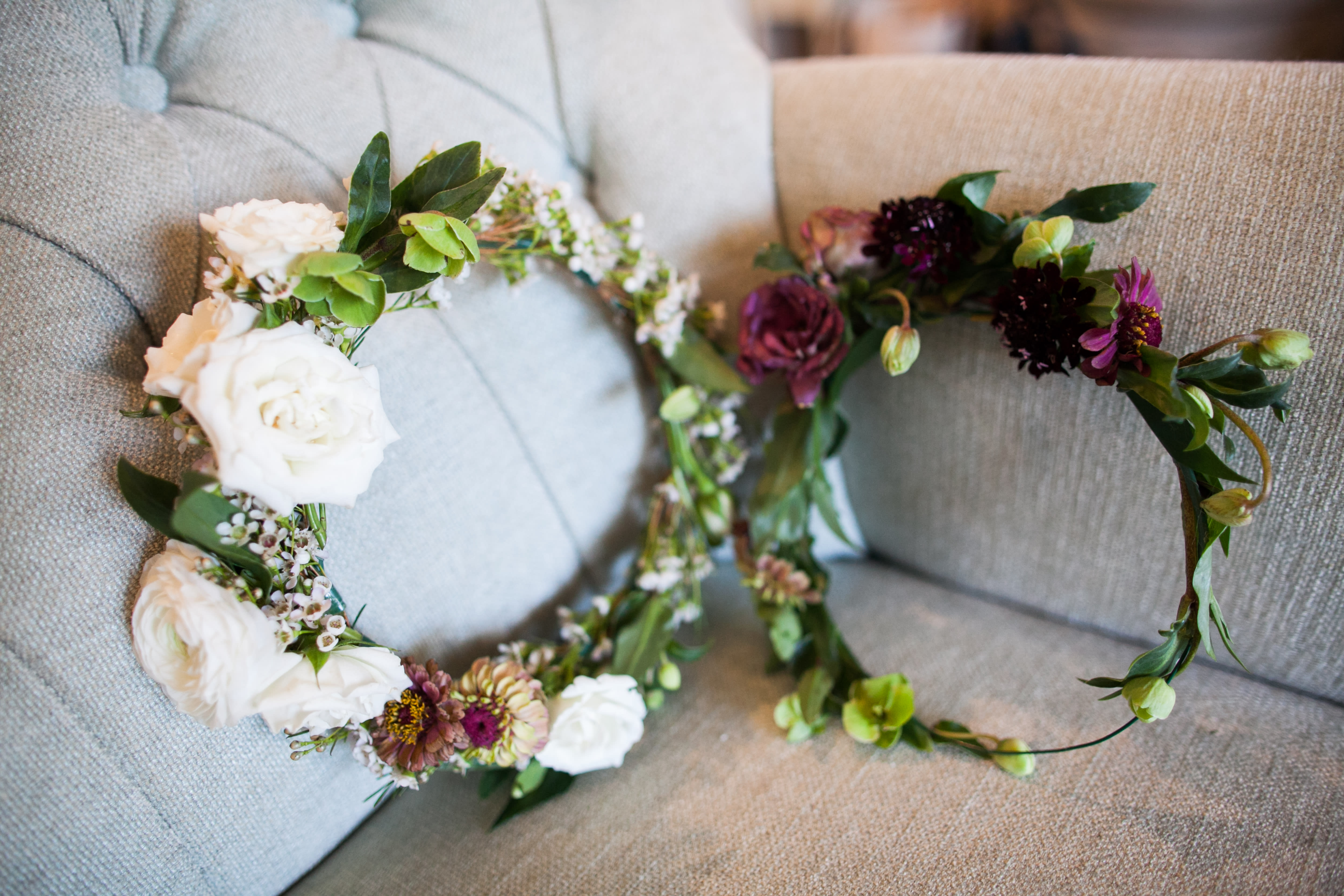 Flower wreath head sales
