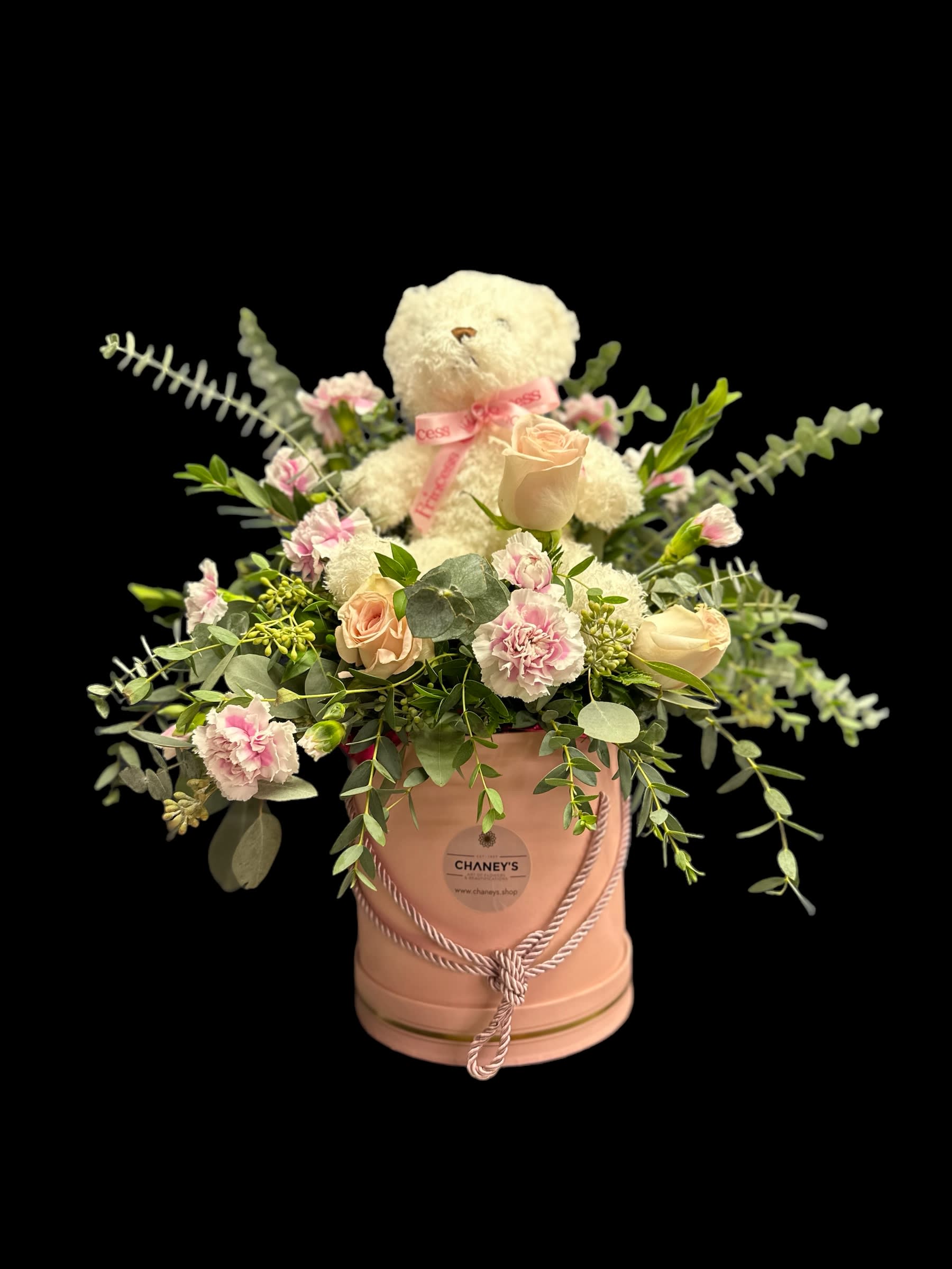 Pink valentine cheap teddy bear