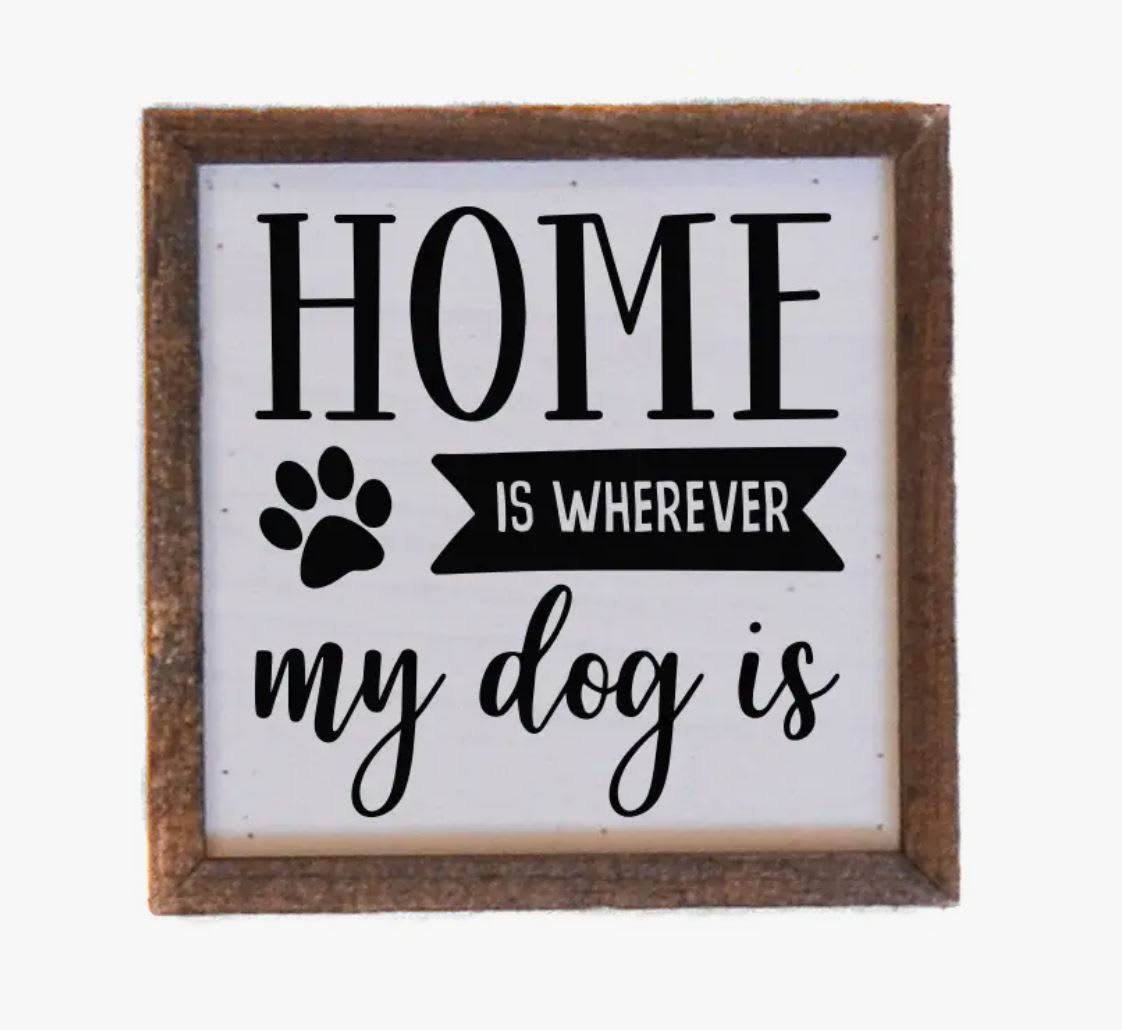 Dog Sign in International Falls MN Pick Me Flowers