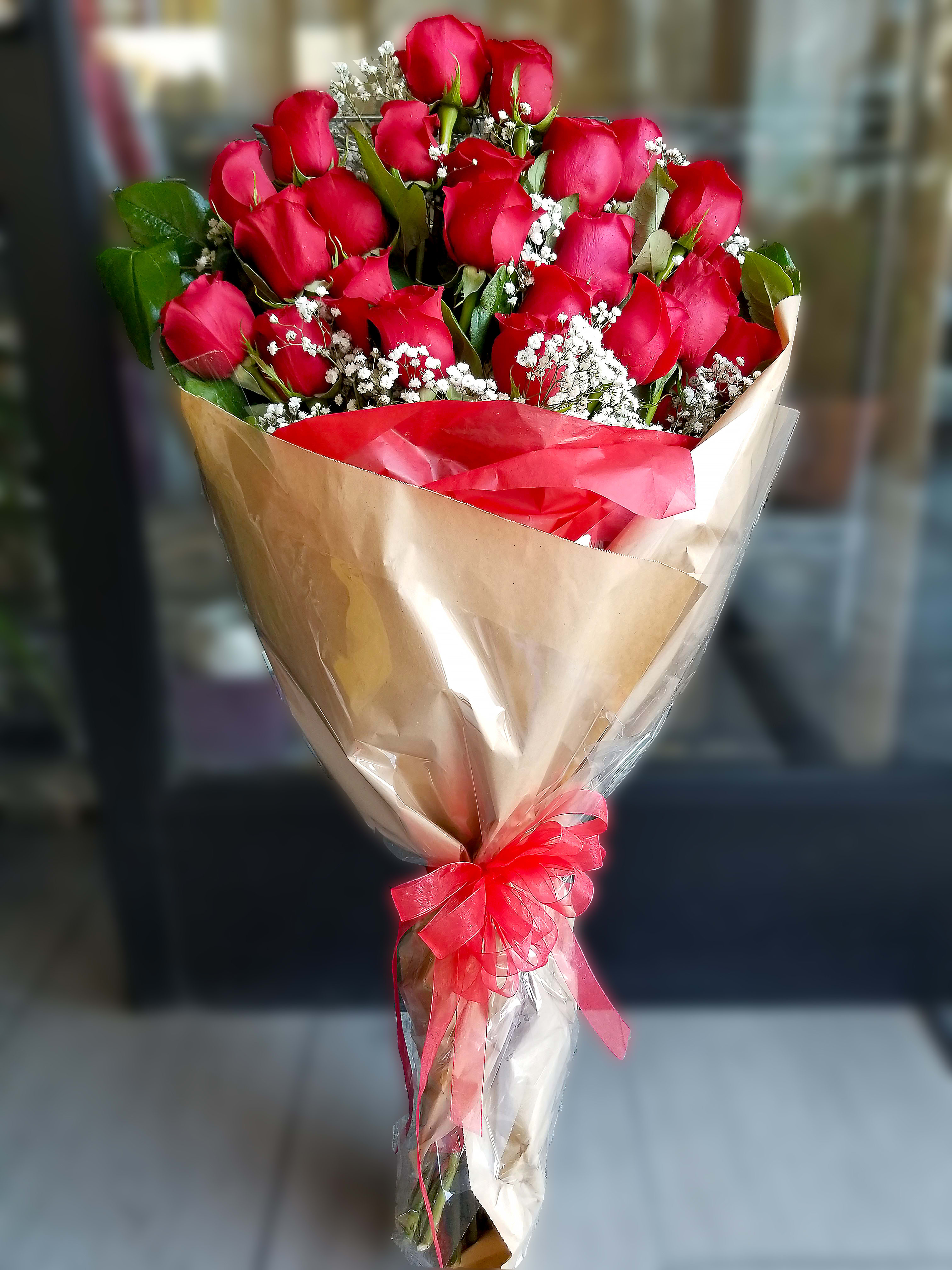 How to best sale wrap roses