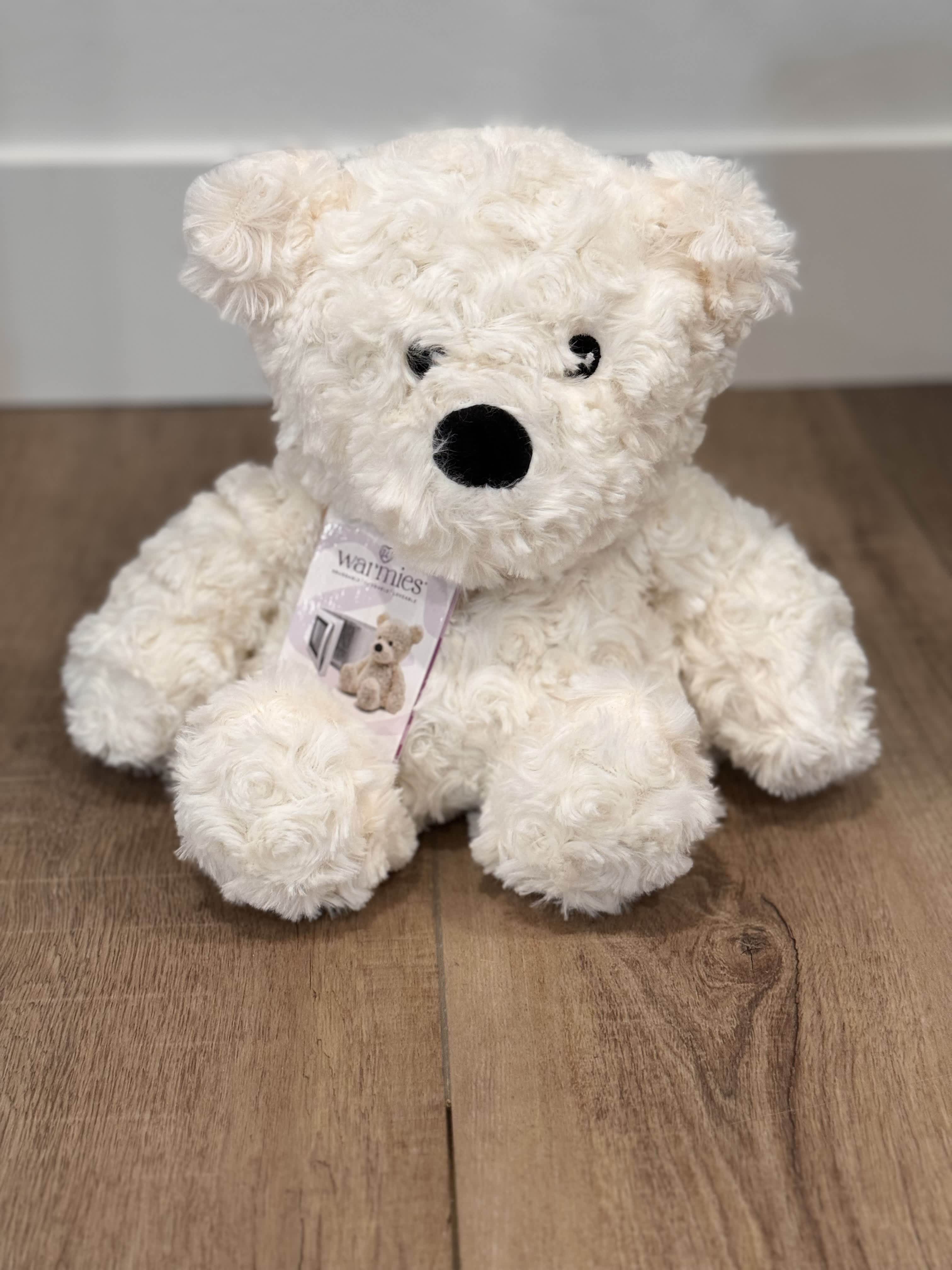 White Bear Warmie White Bear Warmie - Warm me in the Microwave! Scented with Relaxing Lavender. Soothes, Warms, and Comforts