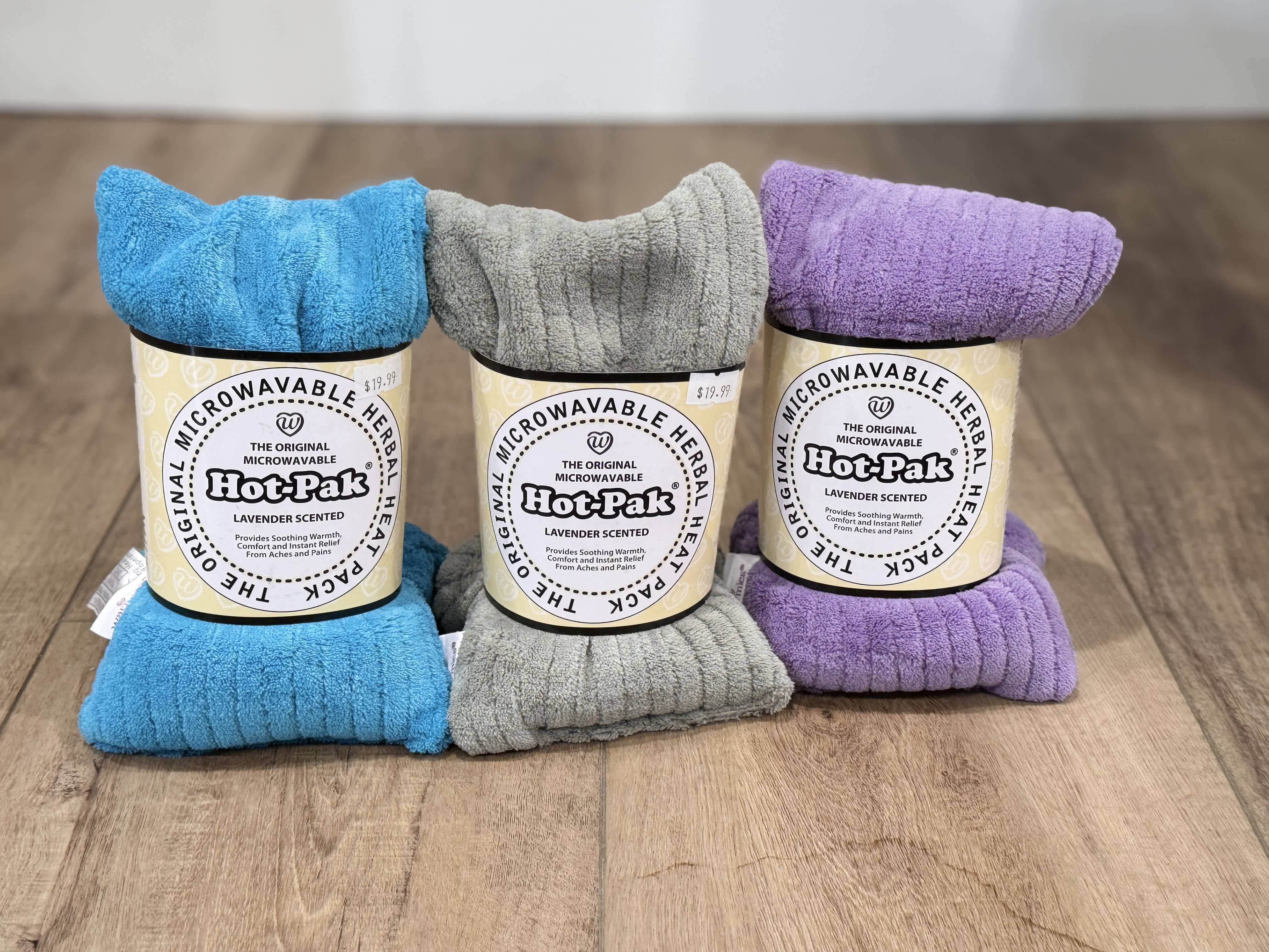 WARMIE Hot Pack  (Single Item)  - Warm me in the Microwave! Scented with Relaxing Lavender. Soothes, Warms, and Comforts. 3 Options Available. 