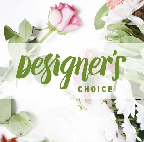 Designer's Best - Let our seasoned designers arrange a custom piece for your recipient.  We will use assorted flowers to create a beautiful vase arrangement that is sure to please.  