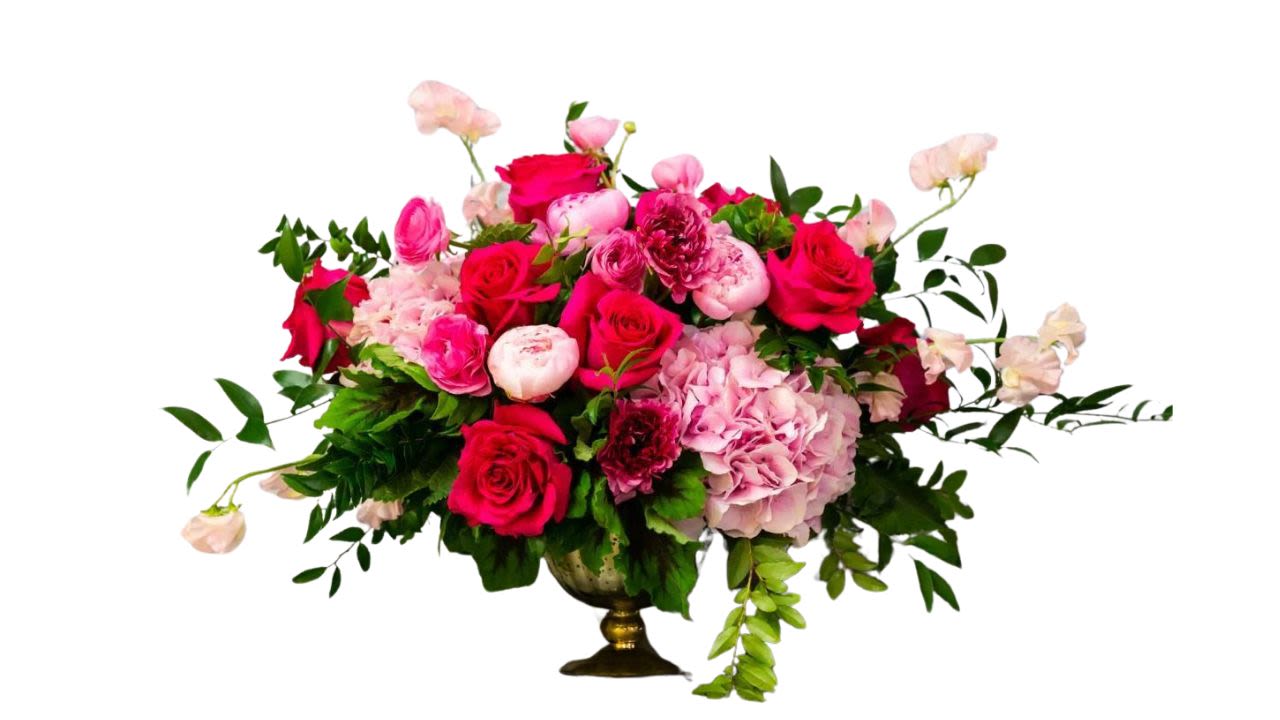 Anna's Beauty - A special lady deserves special flowers! That’s why this arrangement of pink roses ranunculus ,hydrangea and other flowers is perfect for all seasons and all reasons! Picture shows the Premium size