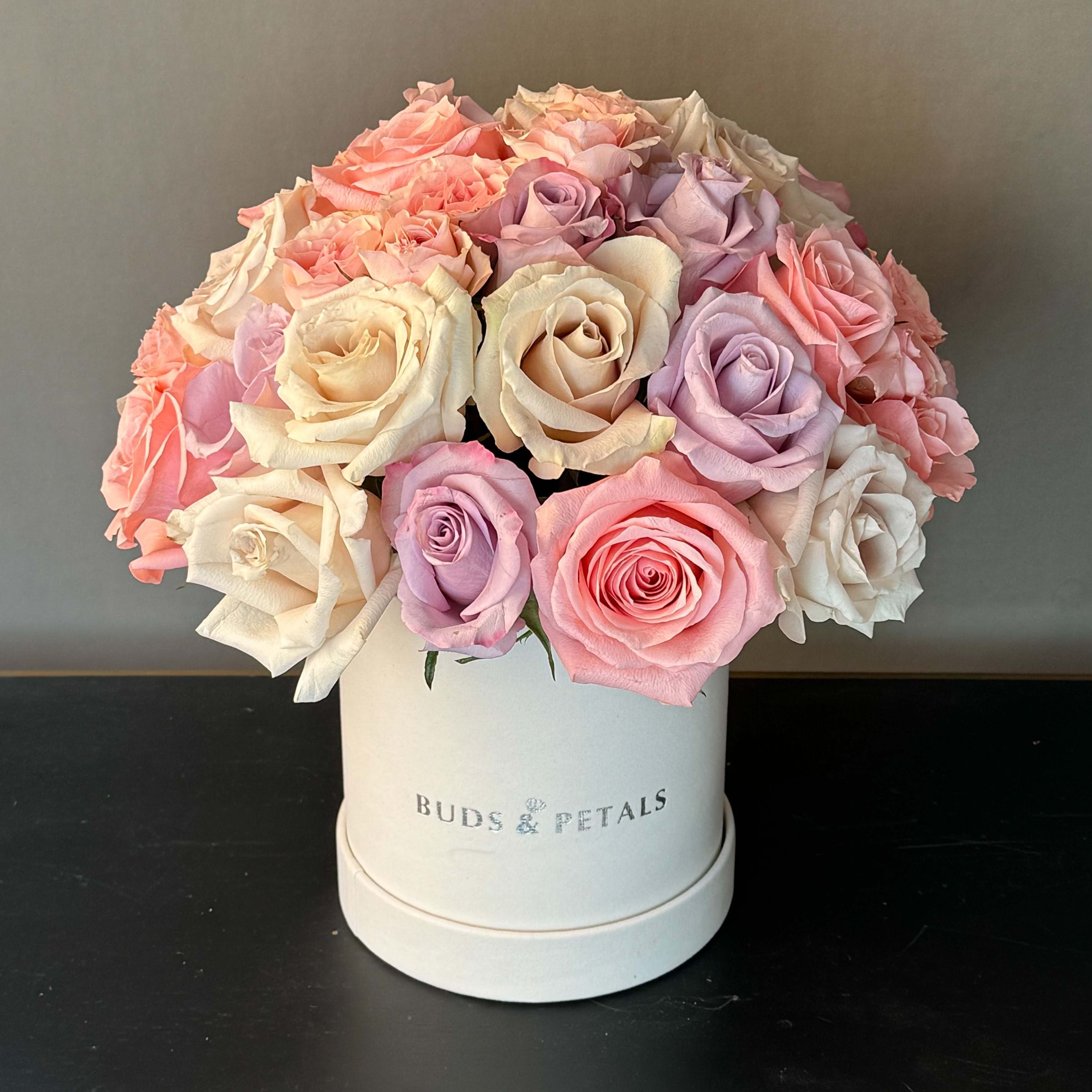 さらに100円引き◆JILLSTUART◆ROSELLA Pudding Cross Ba.g L Pastel Roses Flower Boxby Nila's Flowers