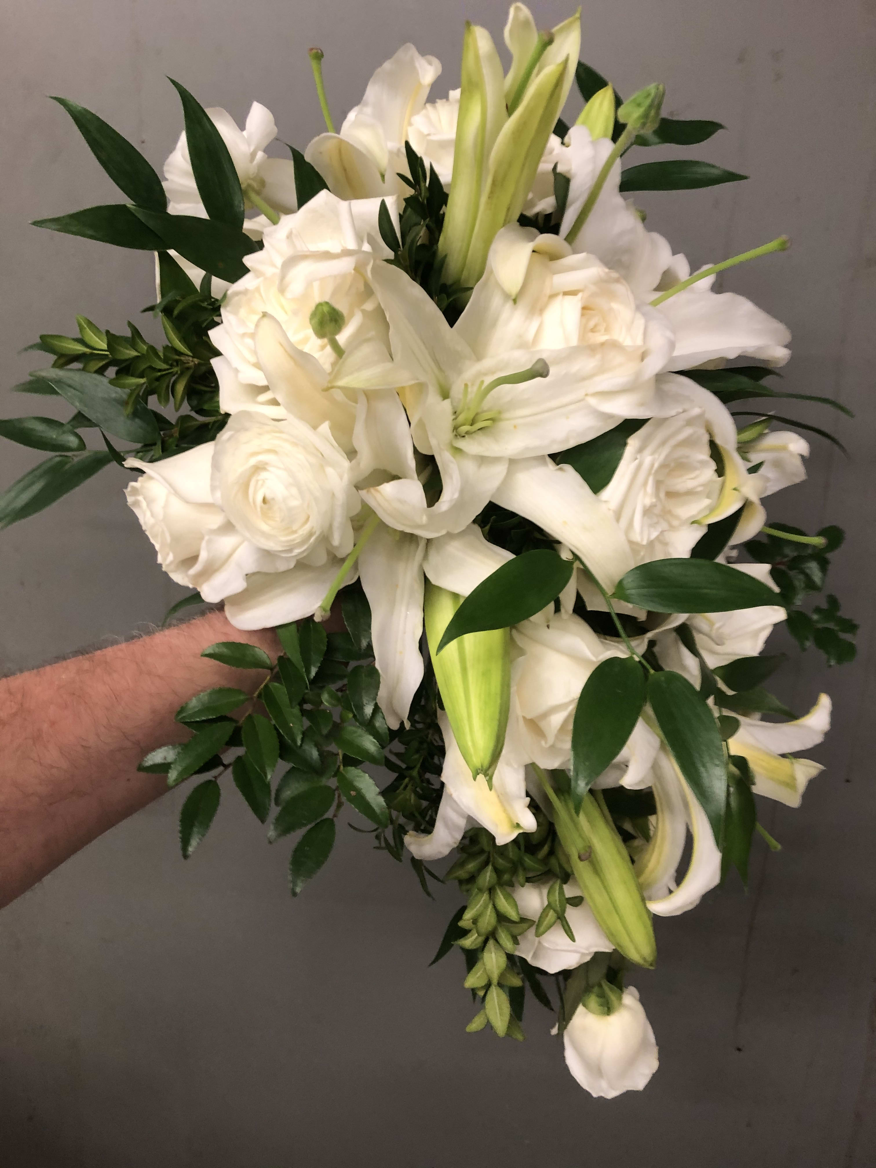 White lily bridal cheap