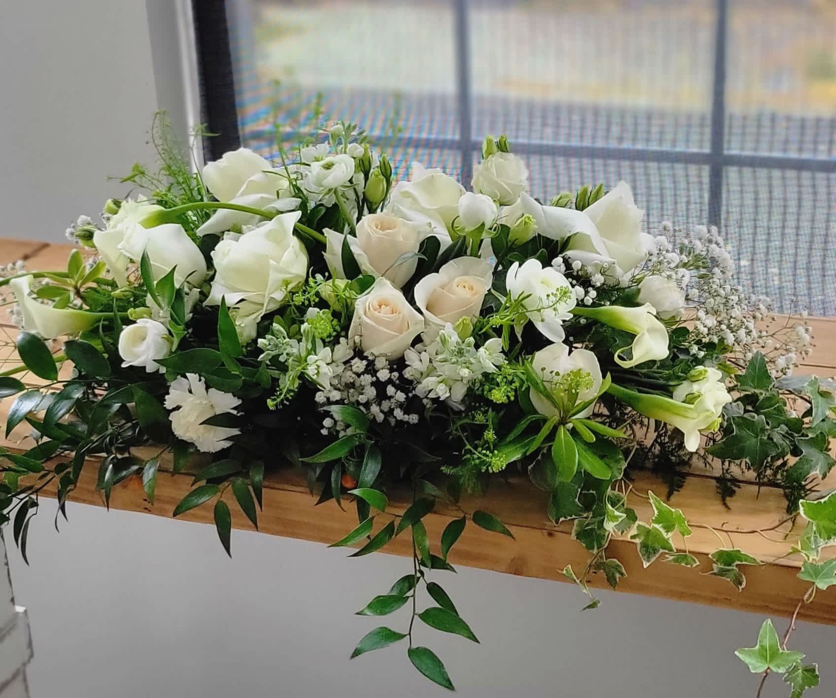 Living Our Best Lives - Stock, roses, calla lilies, ranunculus