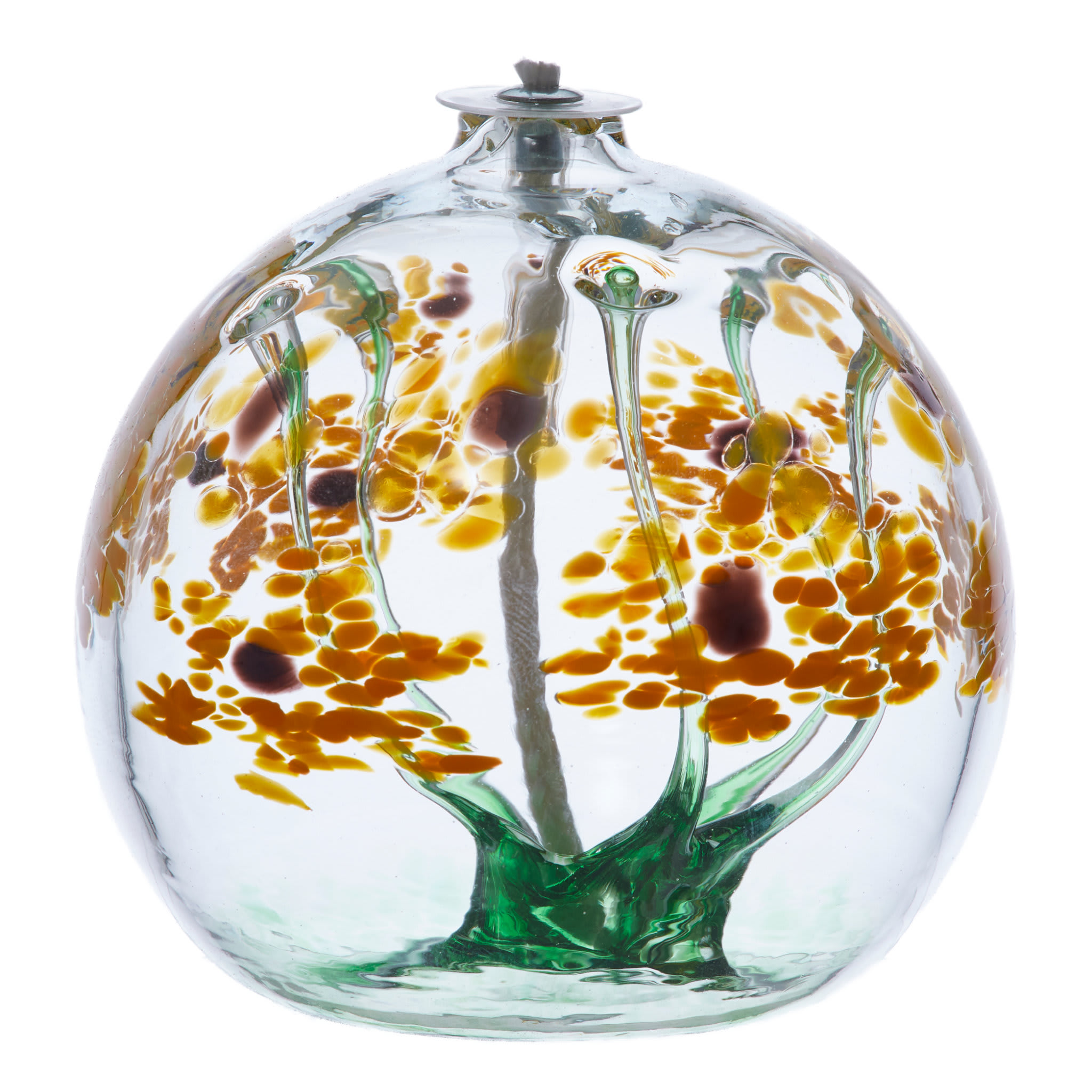 Thanks (Blossom Oil Lamp) Kitras Art Glass by Flower A Day