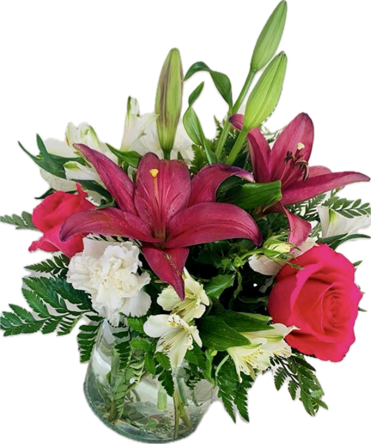 Lillies from the Fields Lillies from the Fields - A modern arrangement of lilies mixed with other florals to accent a more modern look to an arrangement
