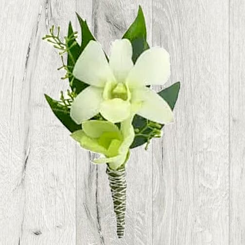 Orchid Boutonniere in Los Angeles