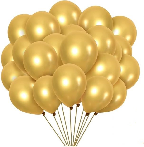 Single Latex Balloon / Gold Single Latex Balloon / Gold - Elevate your celebration with our latex balloons filled with helium. These vibrant and buoyant balloons add a touch of whimsy to any occasion, creating a delightful atmosphere. The listed price is for a single balloon. To order more, simply adjust the quantity, and feel free to select different colors for a personalized touch.