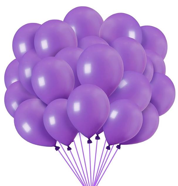 Single Latex Balloon / Purple Single Latex Balloon / Purple - Elevate your celebration with our latex balloons filled with helium. These vibrant and buoyant balloons add a touch of whimsy to any occasion, creating a delightful atmosphere. The listed price is for a single balloon. To order more, simply adjust the quantity, and feel free to select different colors for a personalized touch.