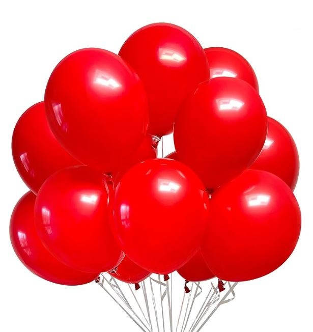 Single Latex Balloon / Red Single Latex Balloon / Red - Elevate your celebration with our latex balloons filled with helium. These vibrant and buoyant balloons add a touch of whimsy to any occasion, creating a delightful atmosphere. The listed price is for a single balloon. To order more, simply adjust the quantity, and feel free to select different colors for a personalized touch.