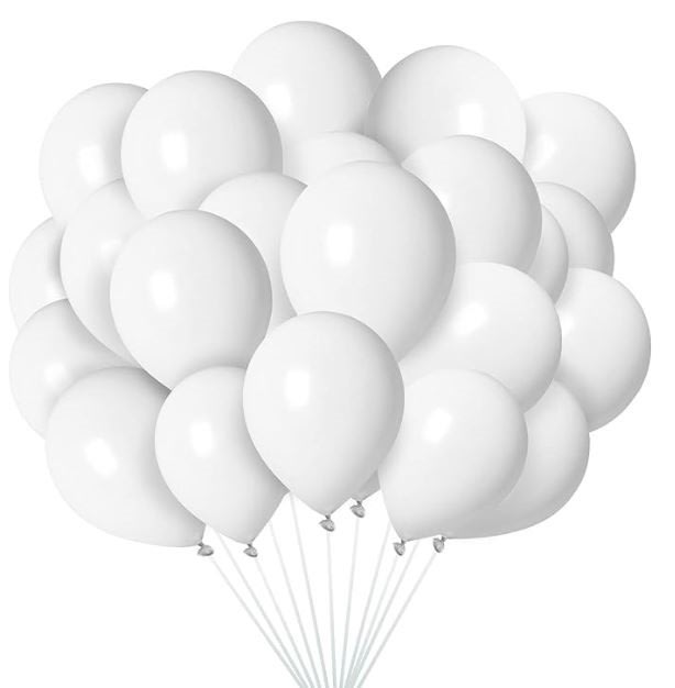 Single Latex Balloon / White Single Latex Balloon / White - Elevate your celebration with our latex balloons filled with helium. These vibrant and buoyant balloons add a touch of whimsy to any occasion, creating a delightful atmosphere. The listed price is for a single balloon. To order more, simply adjust the quantity, and feel free to select different colors for a personalized touch.