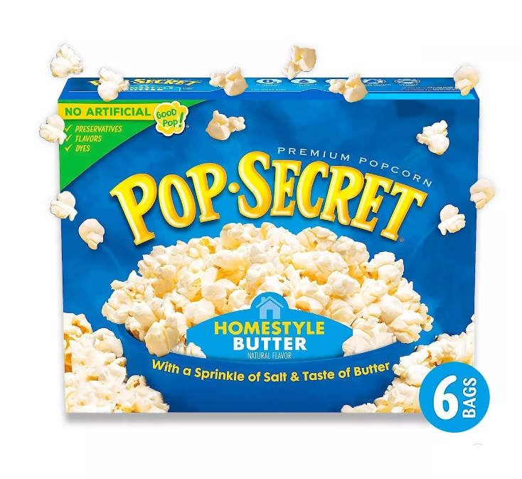 Pop Secret Popcorn Box Pop Secret Popcorn Box - Savor the perfect movie night with the Pop Secret Popcorn 6-Bag Box. This delightful box brings you the ultimate popcorn experience, offering six bags of fluffy, buttery goodness.