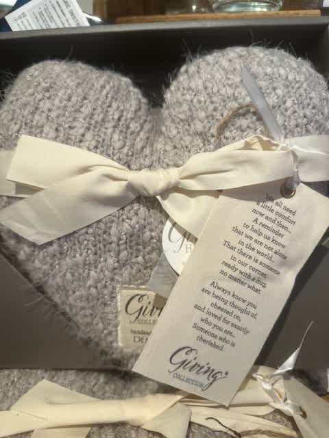 Demdaco giving heart pillow on sale