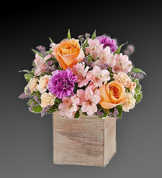 Chic Flowers Garden - Multiple Lucky Flowers in a box. 