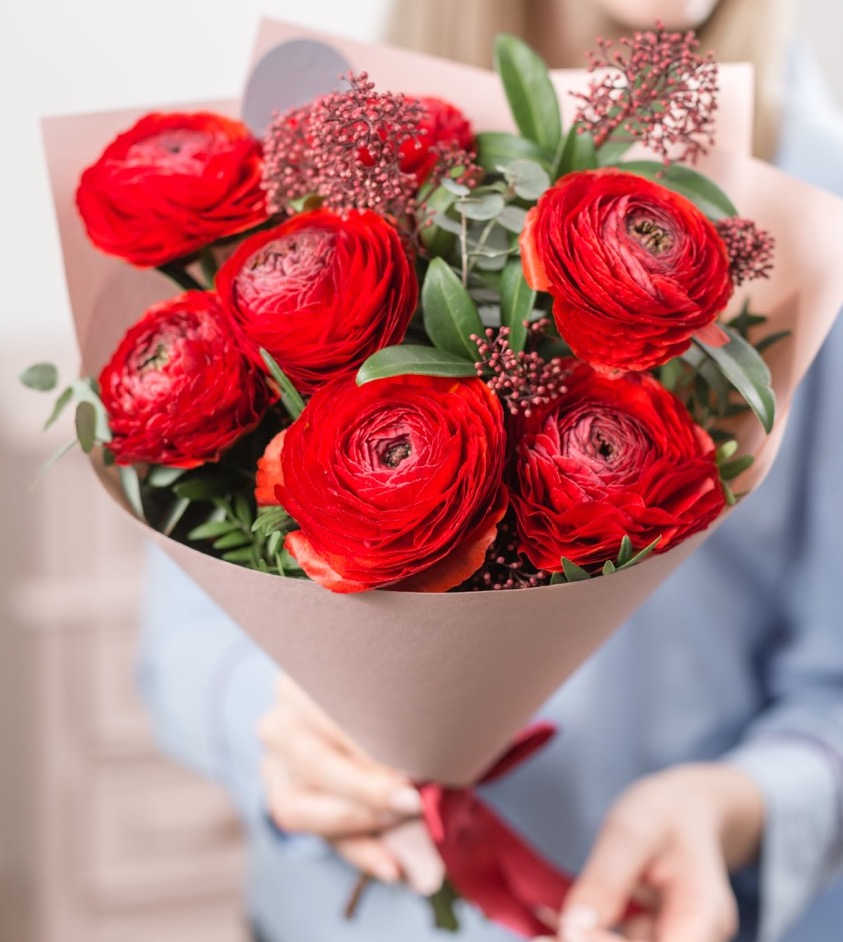Ranunculus bouquet store