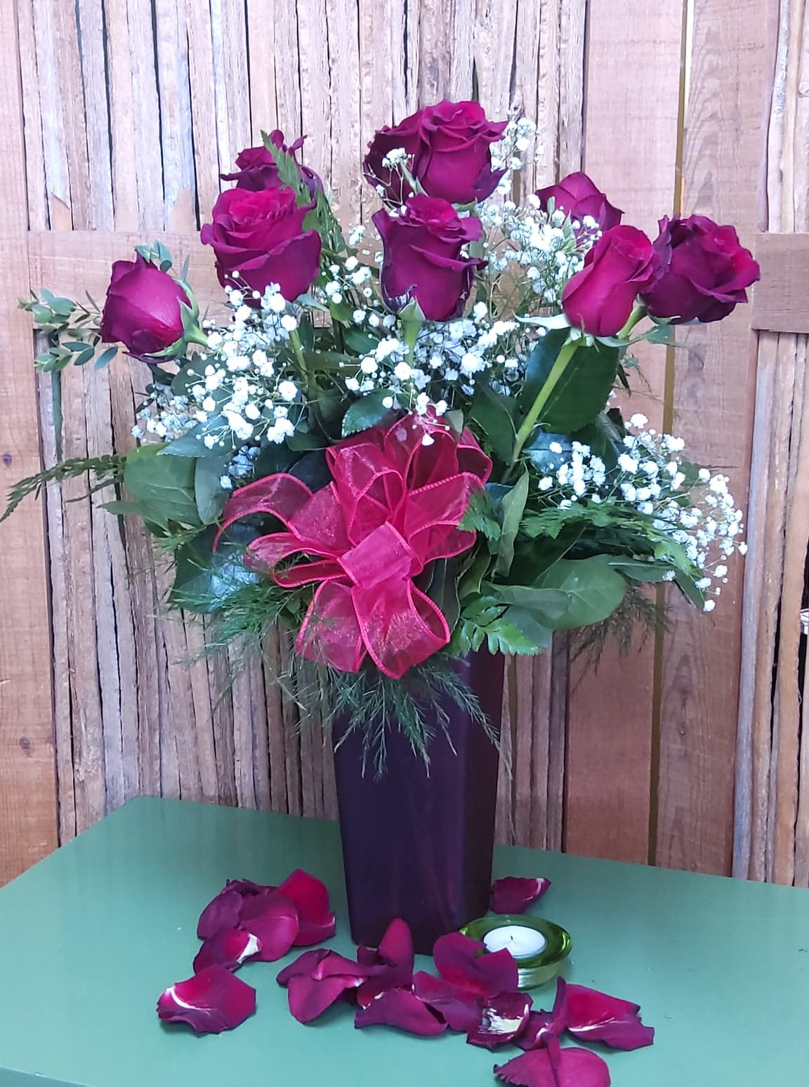 A Classic Dozen - A dozen romantic red roses are always perfect, always savored. Let the roses do the talking! &lt;3 