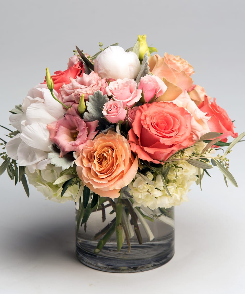 Orange Dream - Oranges and creams arranged in vase