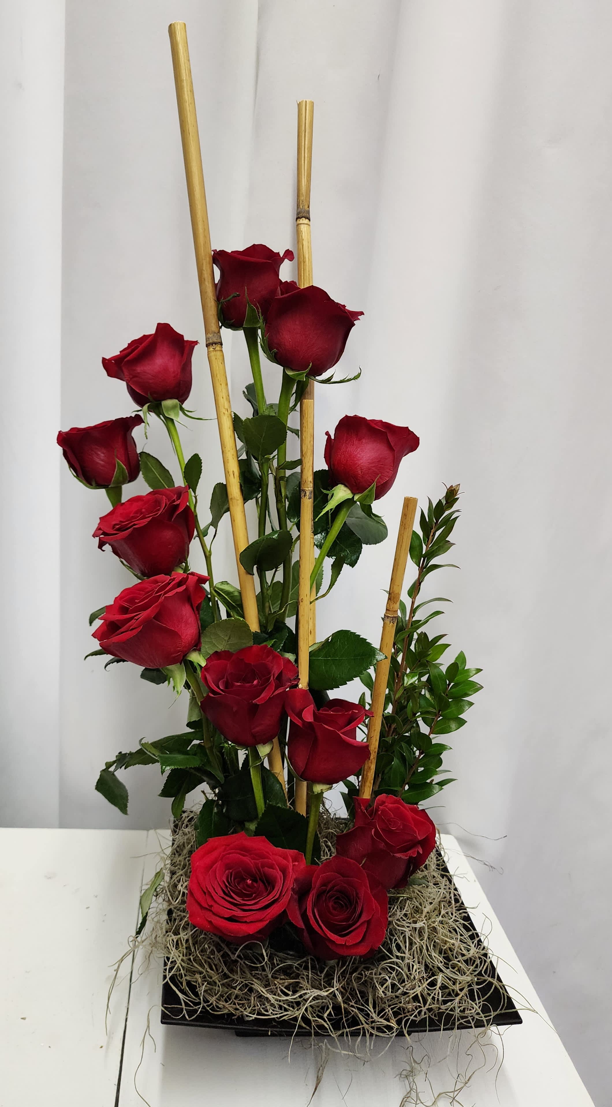 Stacked Roses Artsy Stacked Roses in Cottleville, MO | The Potted Plant