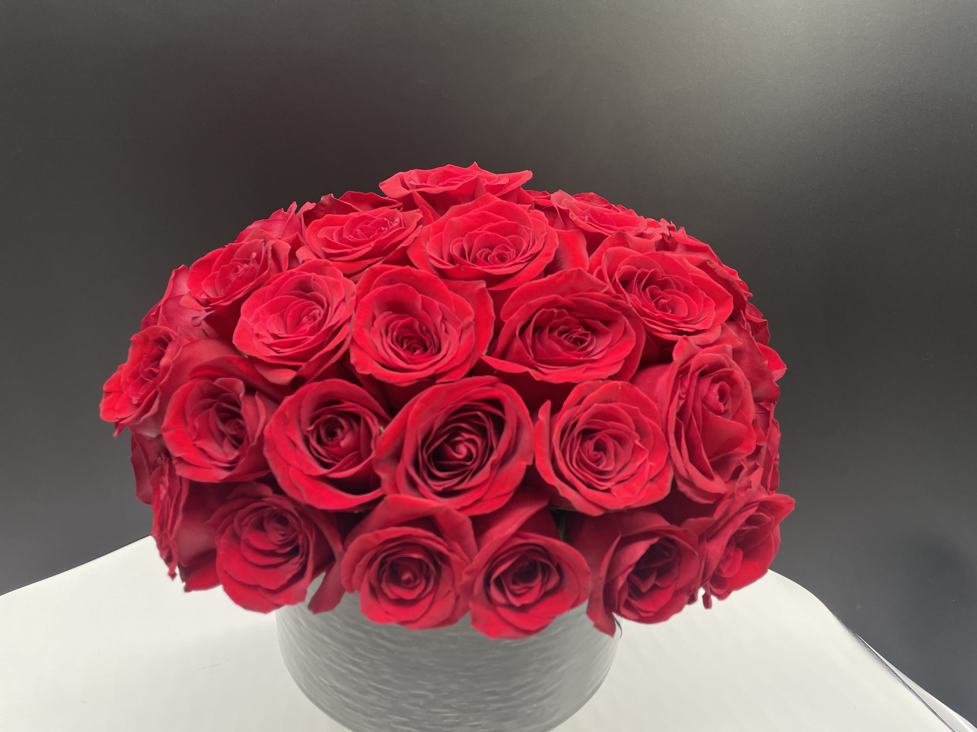She said yes - 3 dozen premium red roses 