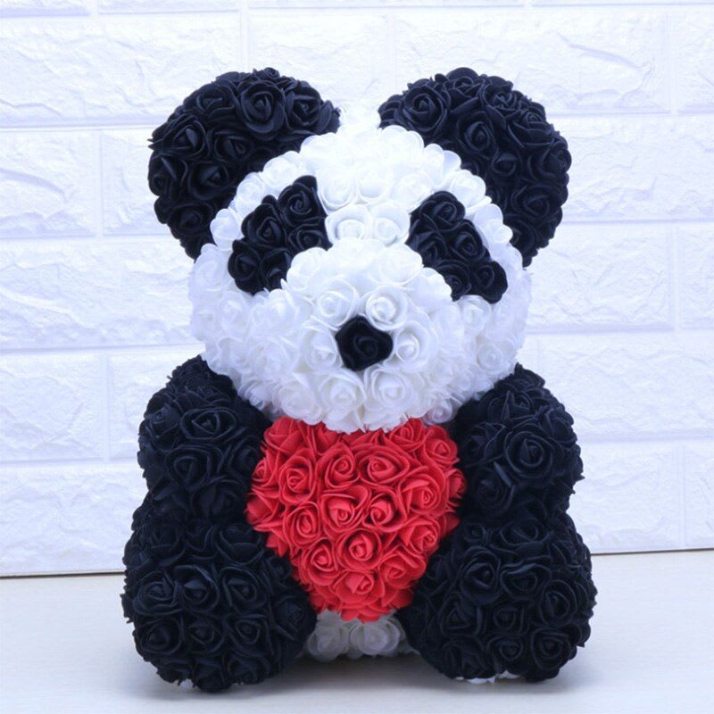 Rose bear panda sales