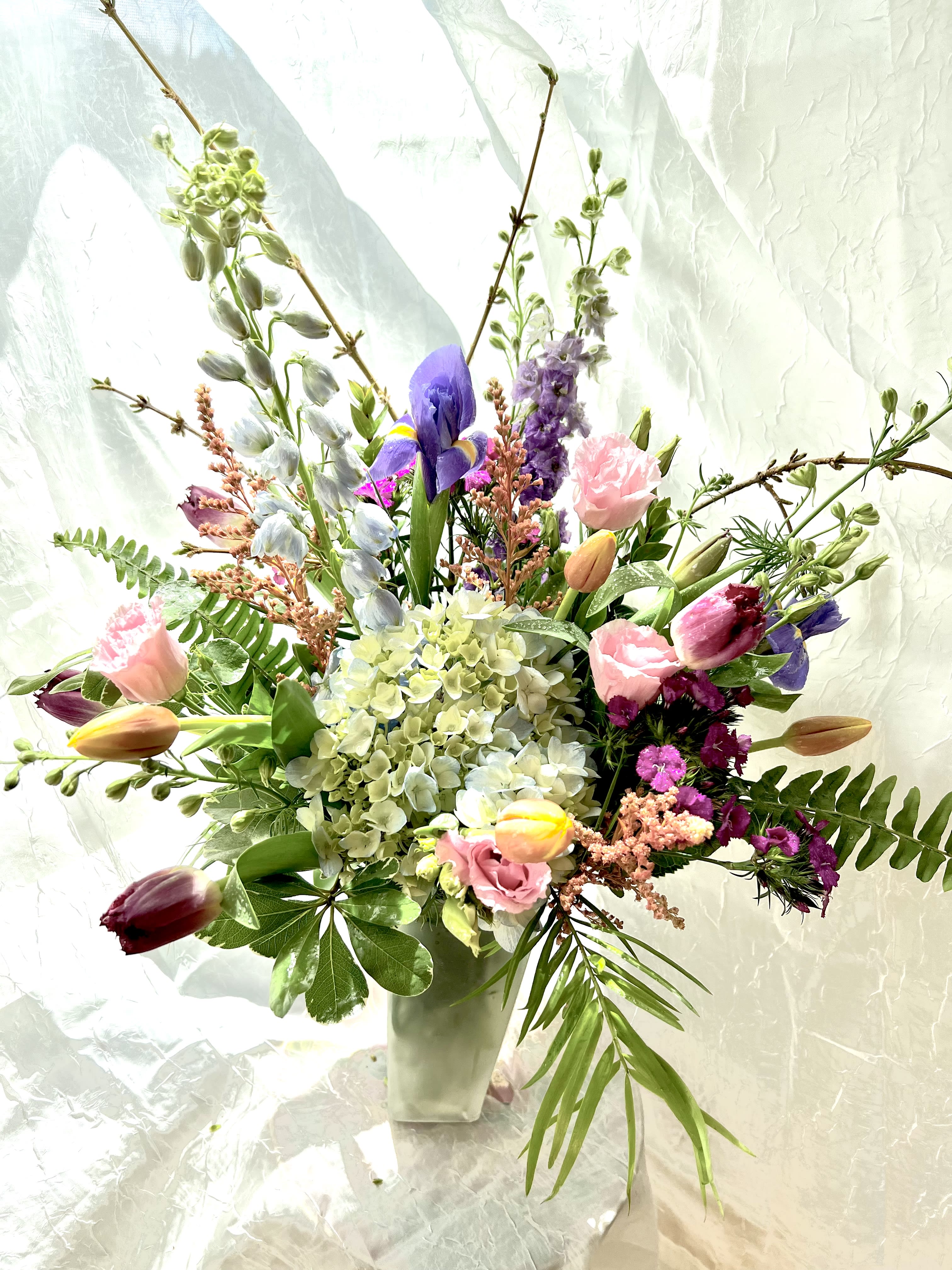 A touch of May for Valentines Day A touch of May for Valentines Day - Delicate ,yet delicious A combination of early spring favorites