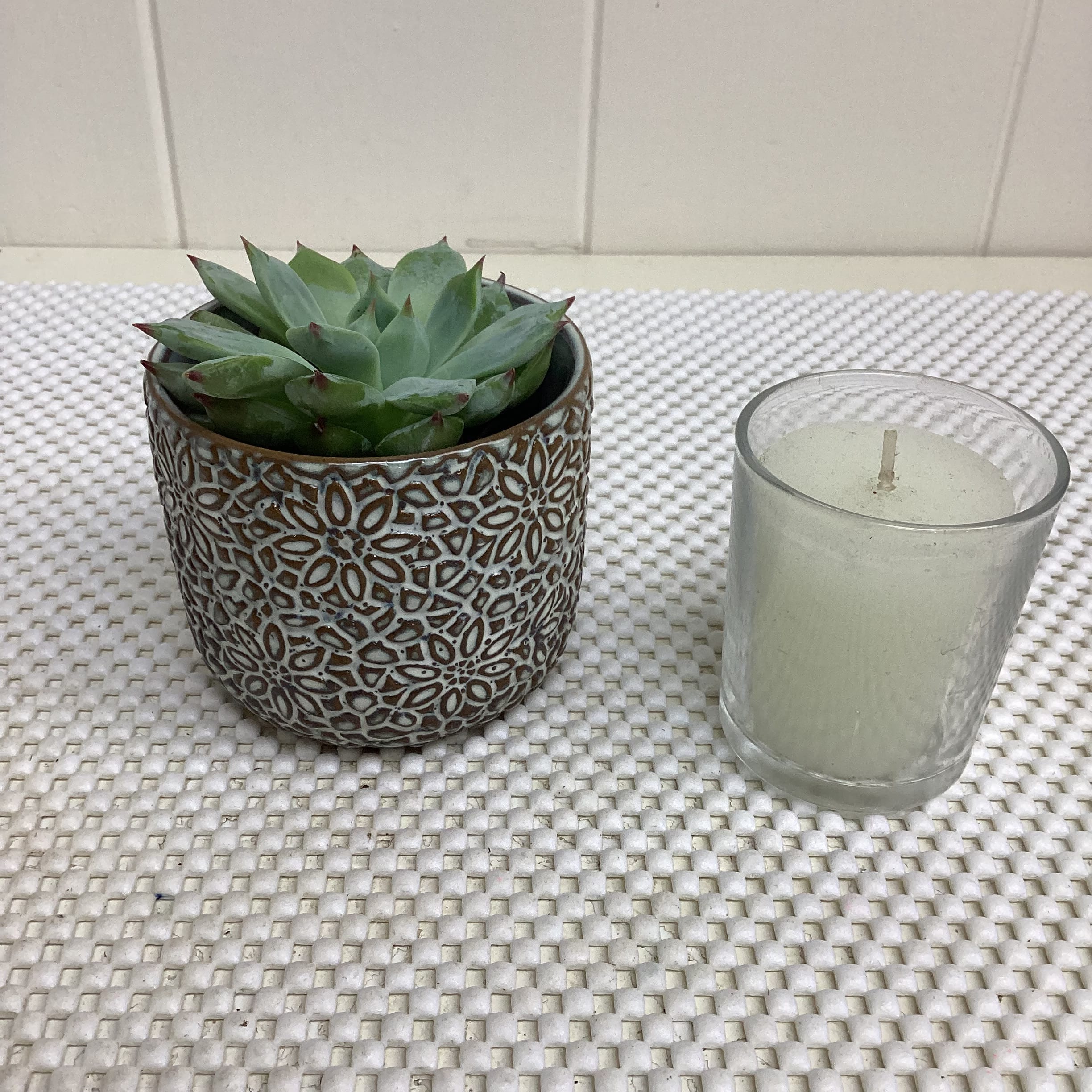 Small Succulent Planter Small Succulent Planter - A fun ceramic with a 2" succulent planted inside. Succulent variety may vary.