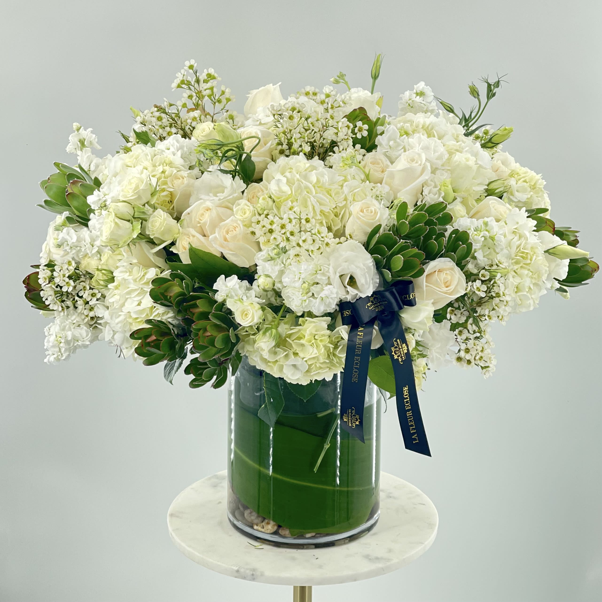 I remember about you V  - Glass Vase with fresh flowers
