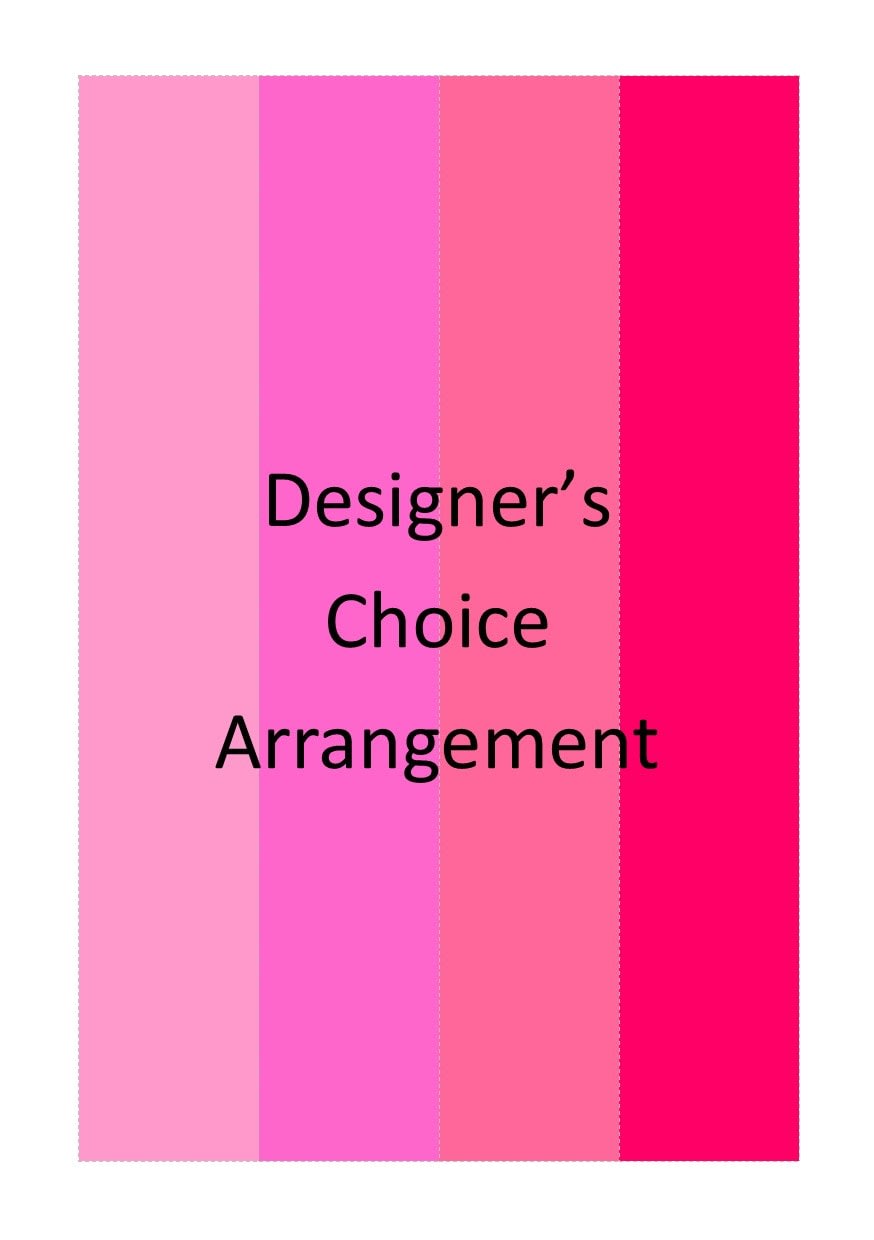 Designer's Choice: Pinks - Designer's Choice arrangement of mixed pinks.