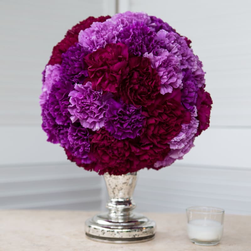 Lush Carnation Topiary Lush Carnation Topiary - Carnation Topiary, we need 36 hour pre order as we do not always have carnations in shop.