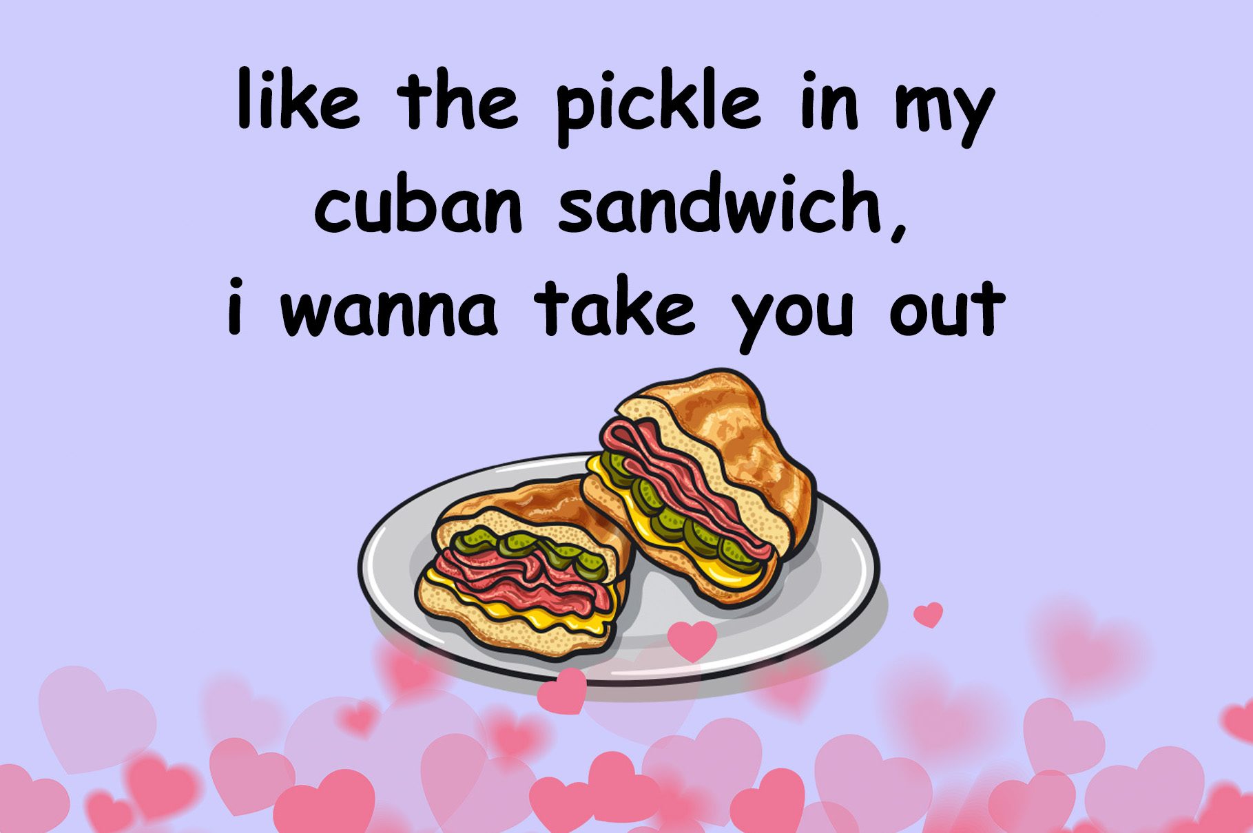 Literally Miami Postcard: Like the pickle in... - 4&quot; x 6&quot;