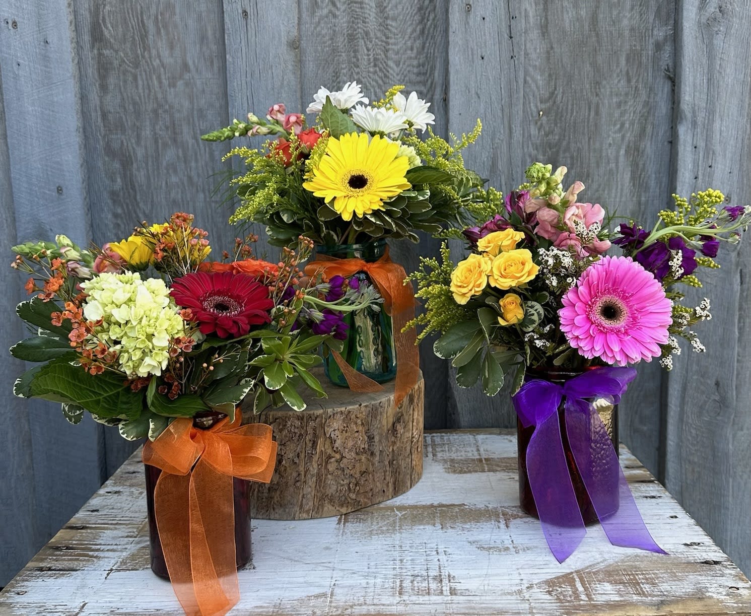 Mason jar 2024 flower arrangements
