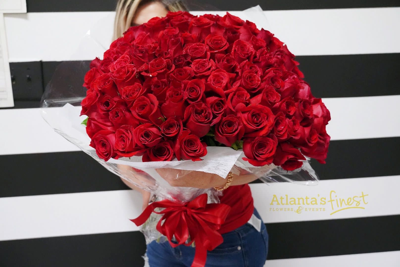 Red Roses Bouquet by Atlanta's finest flowers in Atlanta, GA