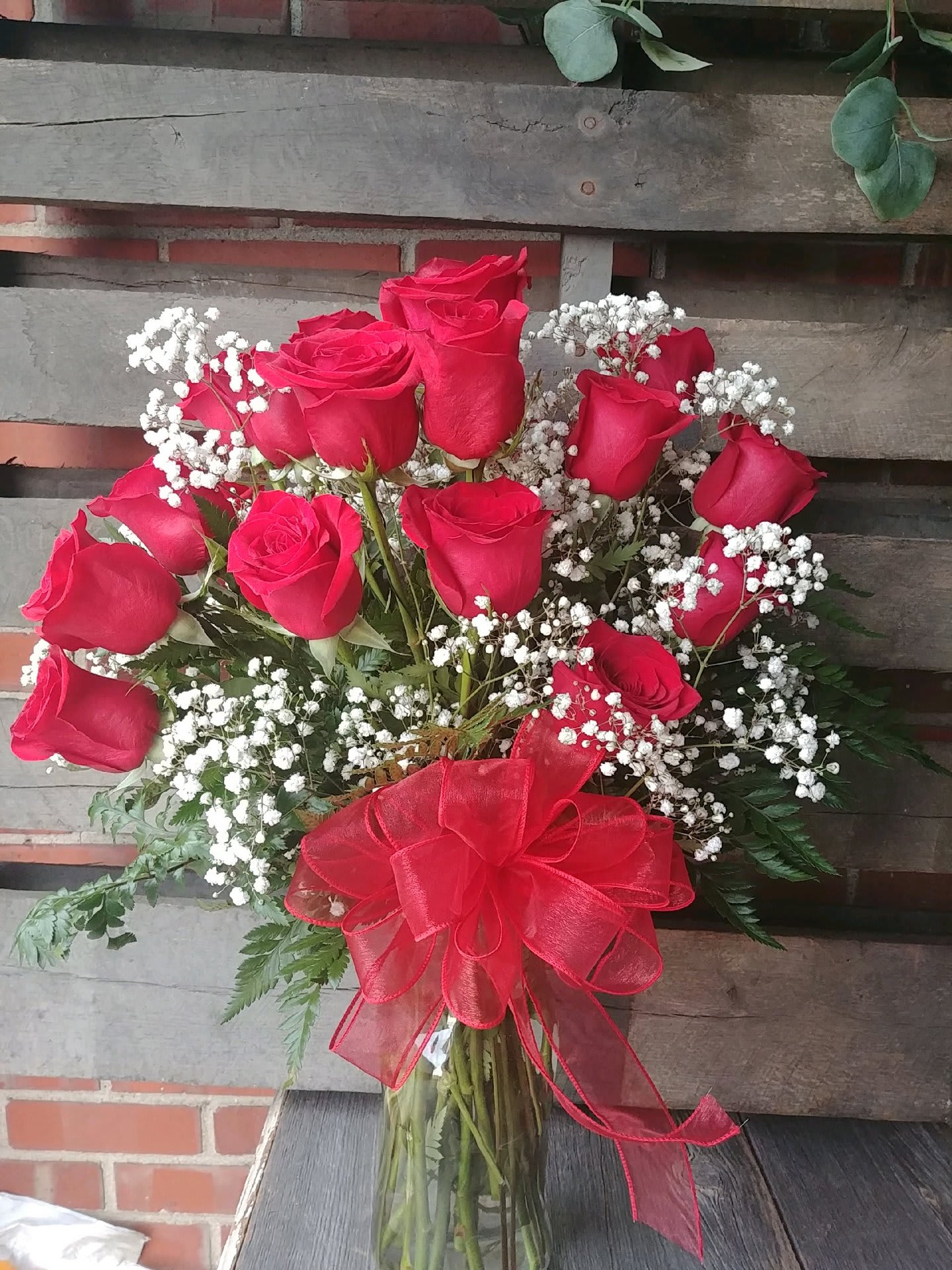 24 Long Stemmed Red Roses  - Two dozen gorgeous red roses are a brilliant choice.  