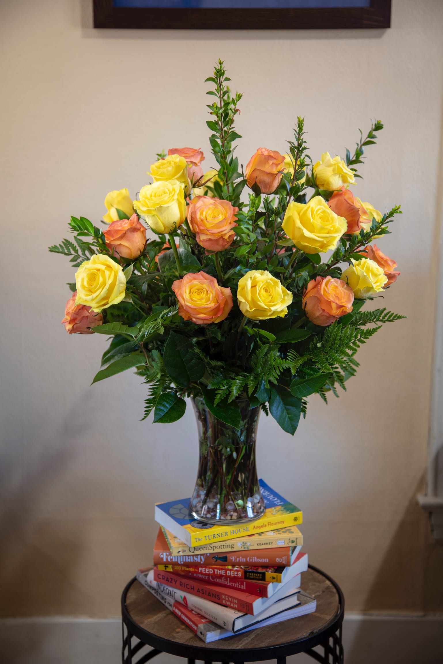 The Sex on the Beach - Looking to make a big, romantic gesture? Want to rekindle an old flame? Just trying to make a day special? For any romantic occasion, nothing beats this stunning display of 24 yellow and orange roses. Go big, go home, or go to the beach!