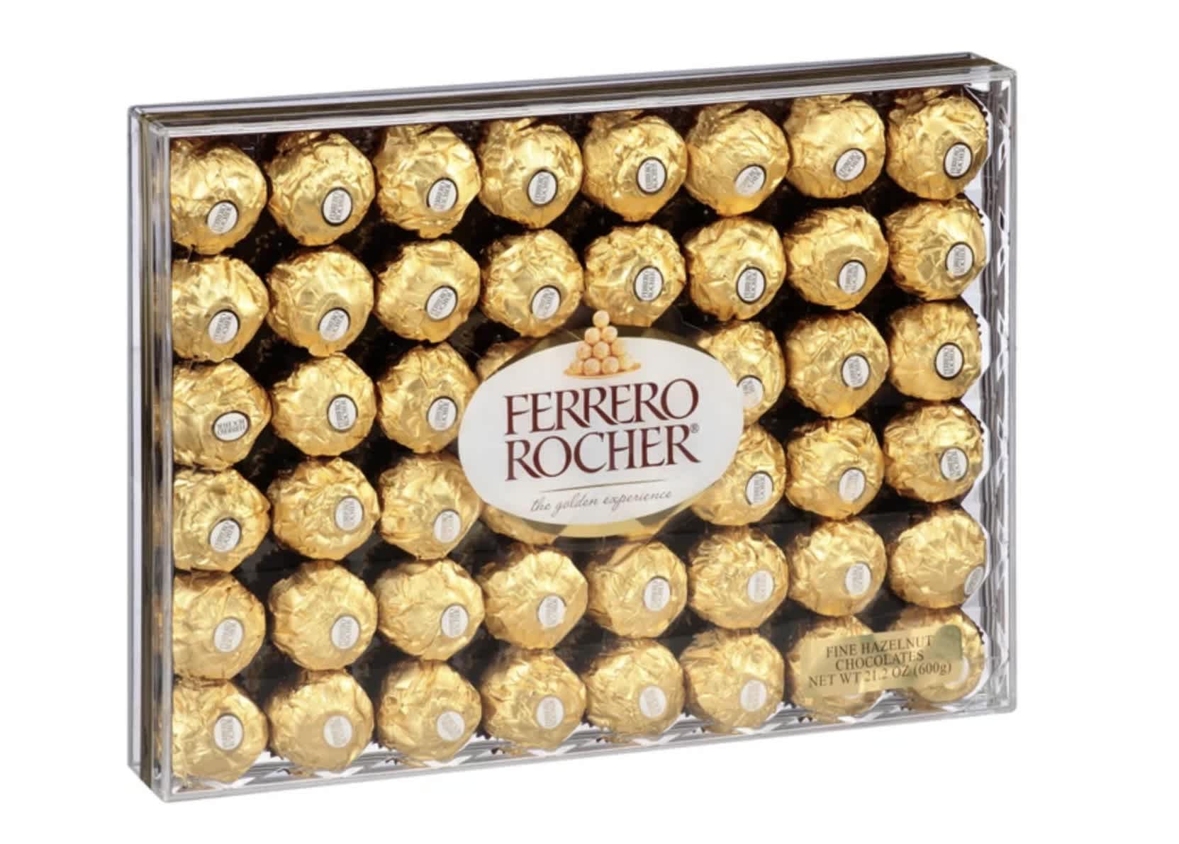 Ferrero Rocher Hazelnut Chocolate Diamond Gift Box 48 Pieces
