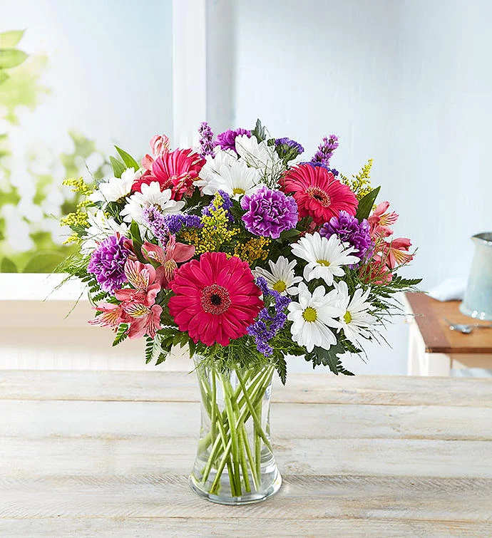 Wildflower Dreams Bouquet - This will make their day more cheerful and bright with this colorful textured arrangement!