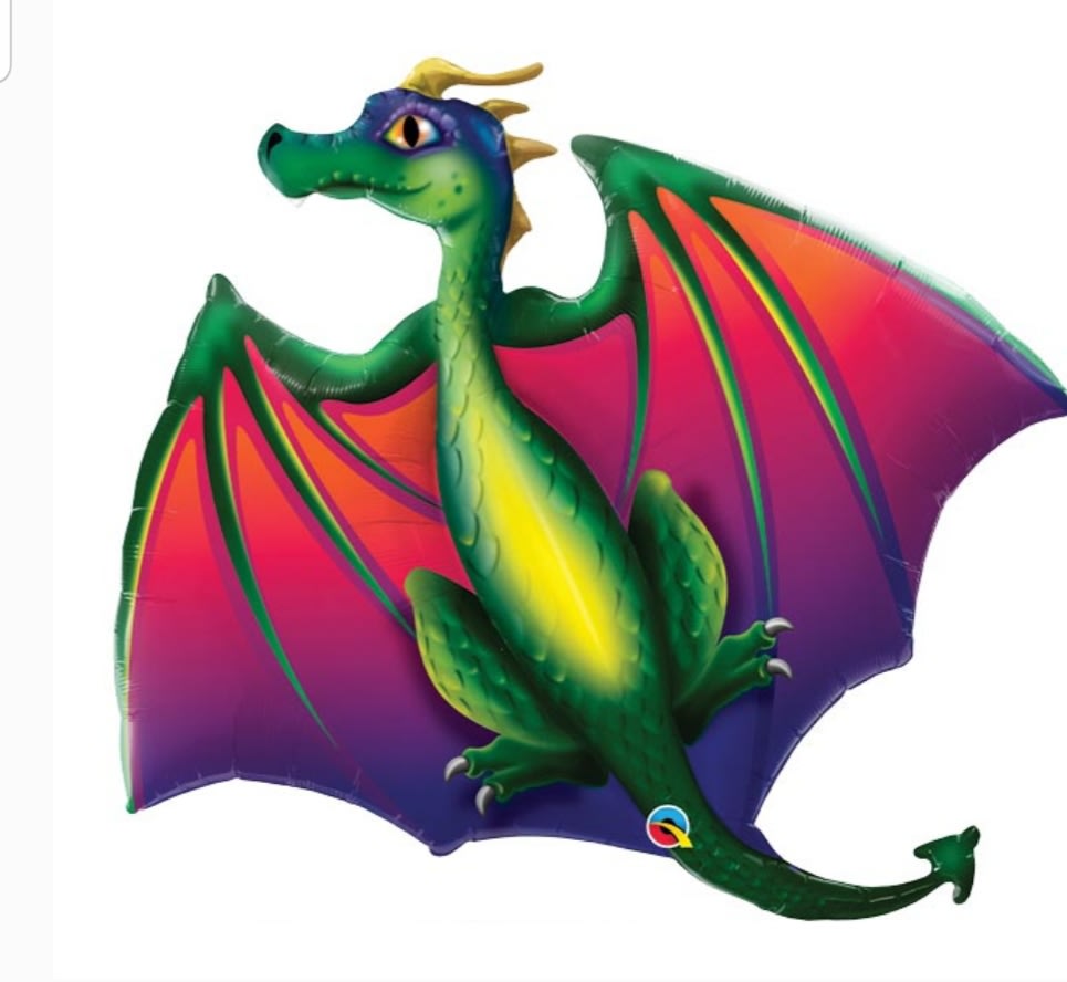 45&quot; Dragon Jumbo Mylar - Select this 45&quot; jumbo dragon mylar.