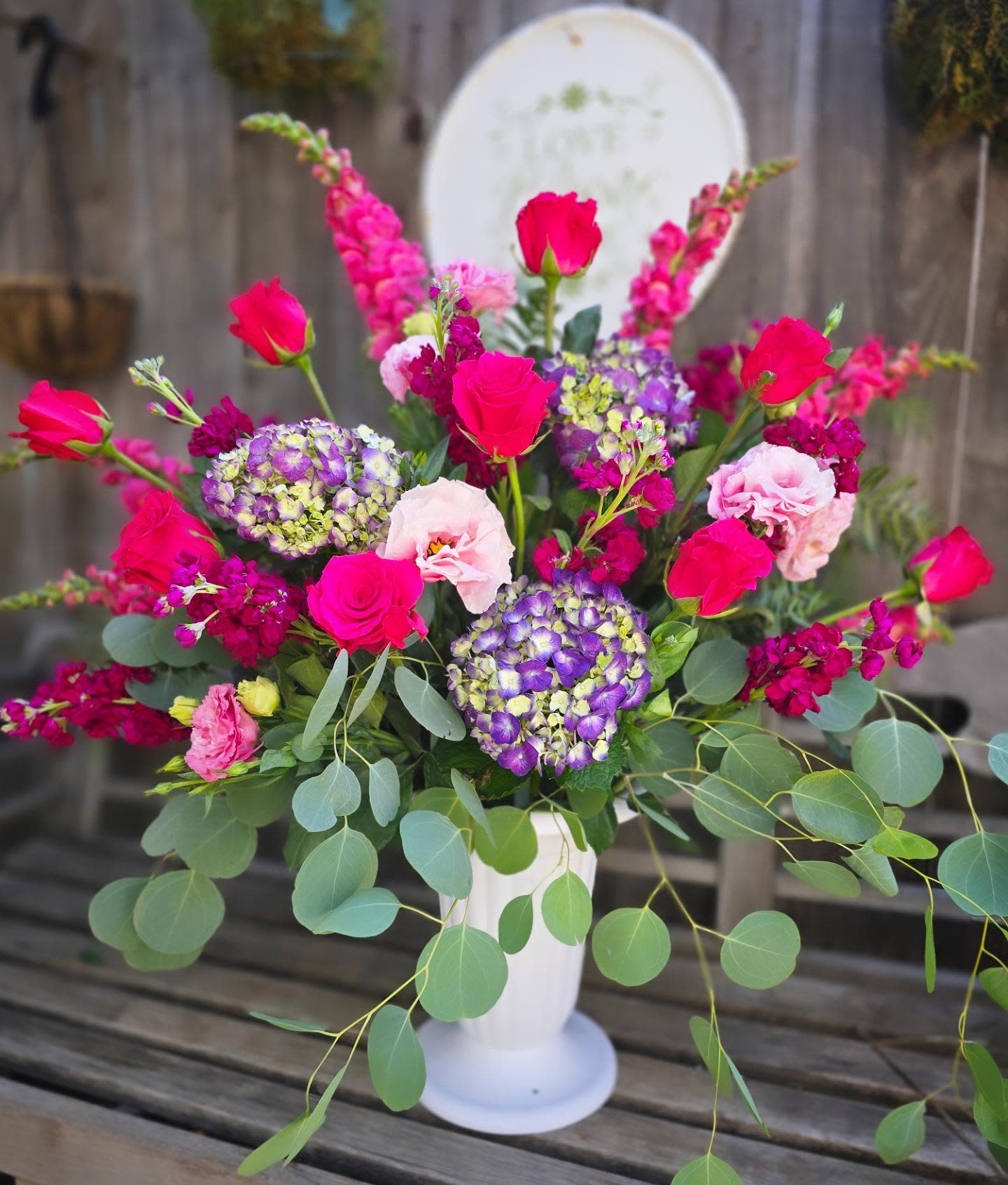 Eternal Day  - This bright arrangement is a sympathy, it may be delivered to the home of a loved on or present during a memorial service.