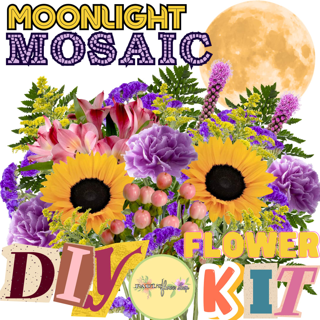 DIY Flower Kit Moonlight Mosaic by Paul Davis' Flower Shop