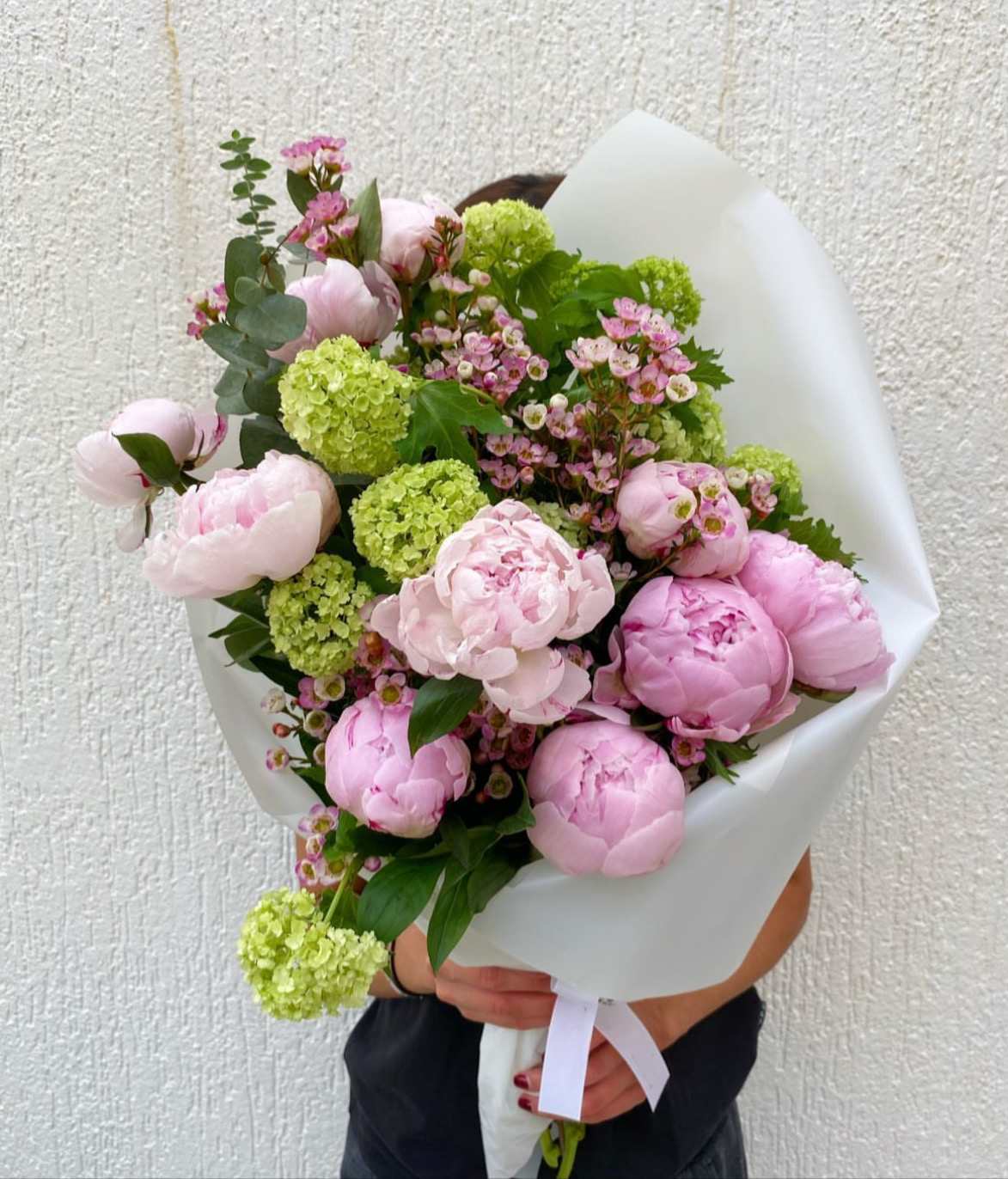 Peonies Bouquet 2024 - Standard - Your order will be arranged approximately as shown on our website.