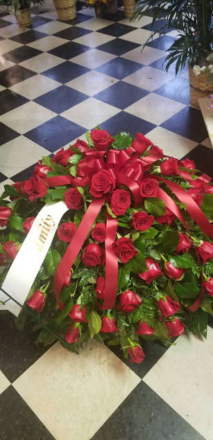 Always and Forever Rose Spray - All red Roses create this symbol of love
