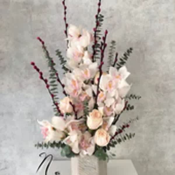 White Cymbidium - Standard- Your order will be arranged approximately as shown on our website