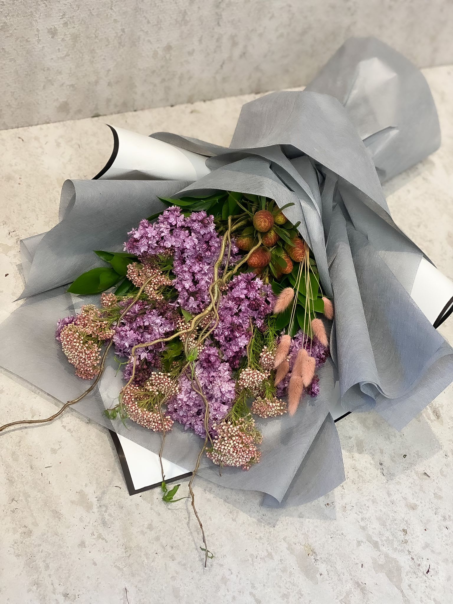 Purple Lilac bouquet - Standard- Your order will be arranged approximately as shown on our website. 