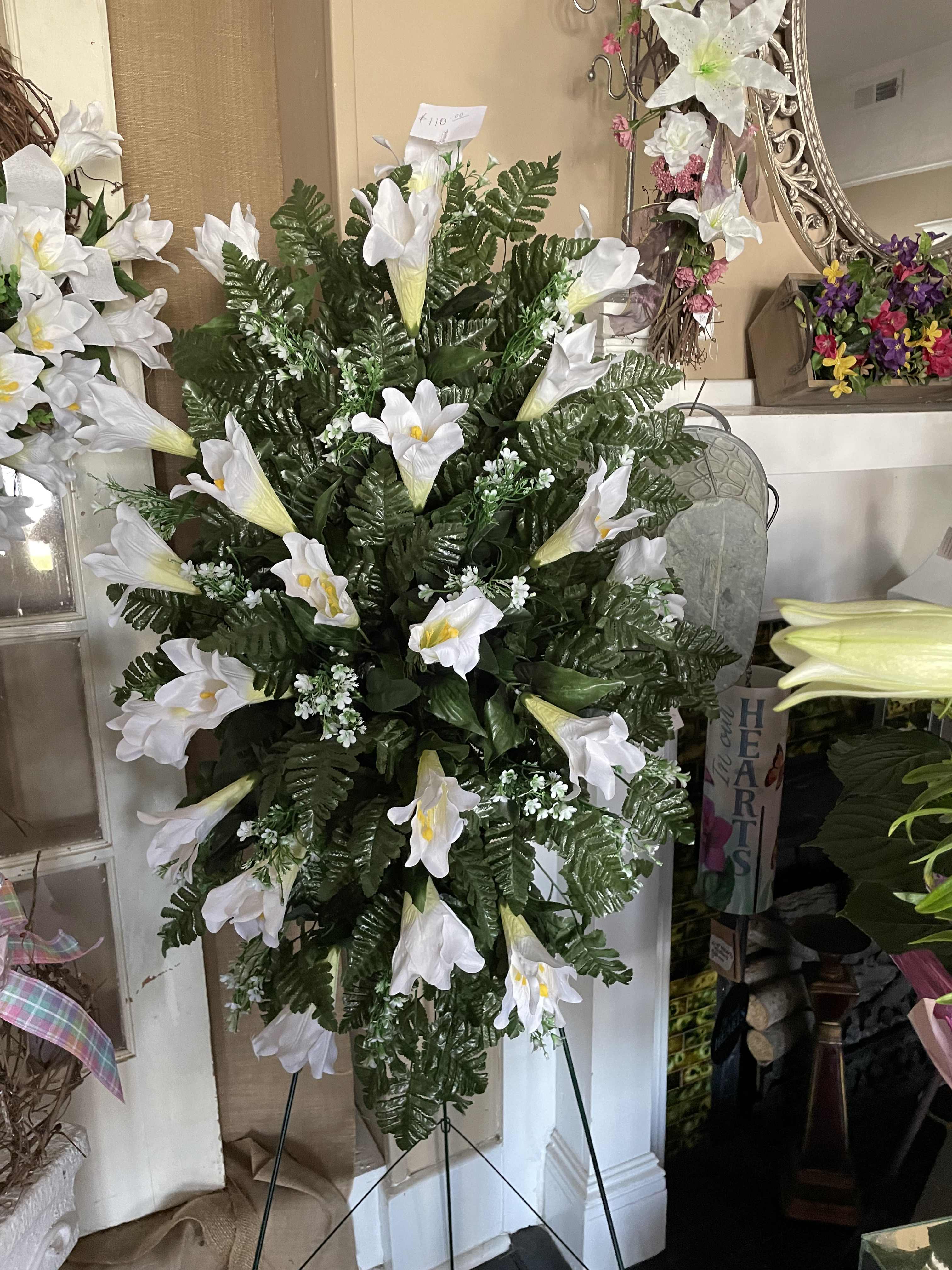 Spring Lily Silk Spray in Shelbyville, TN Flowers For Keeps