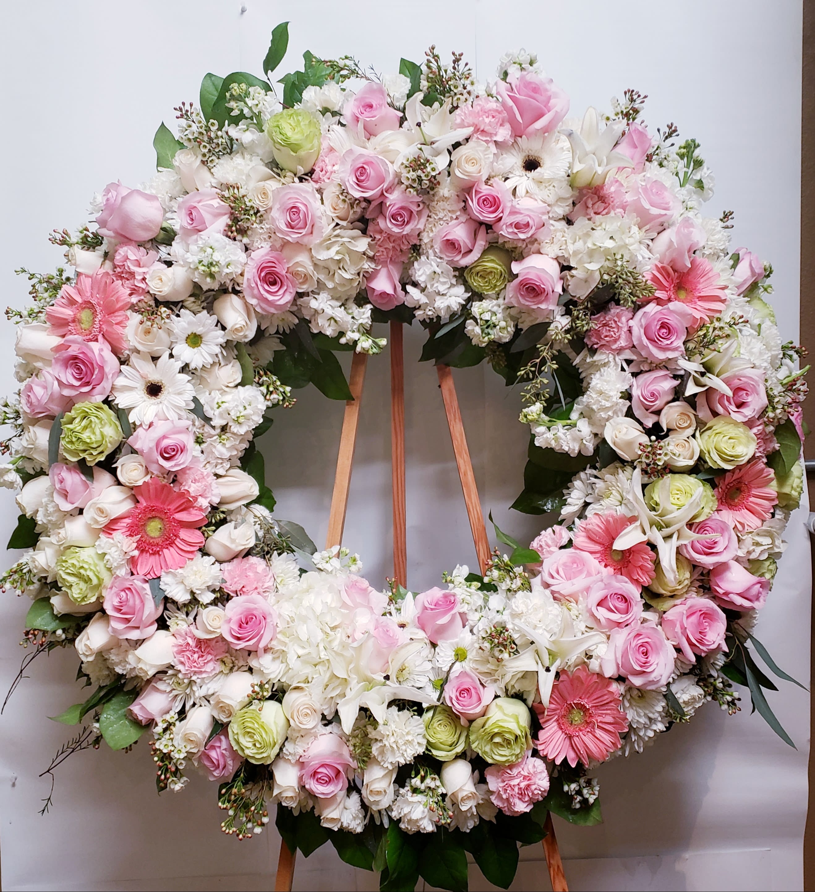 Peace Eternal Wreath - 34in W x 65in H