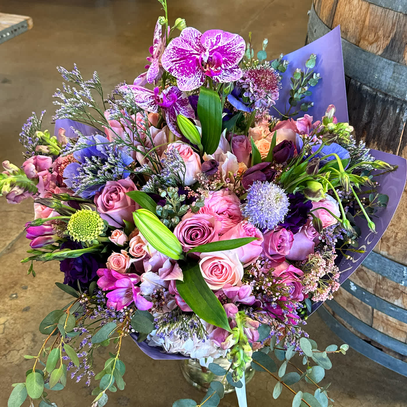 PURPLE LAVENDER BOUQUET by Growers Direct Flowers