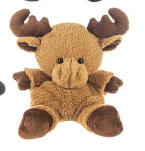 Woodland Moose - Woodland Cuties by Ganz. 12&quot;H  Beanbag style body.